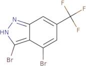 3,4-Dibromo-6-(trifluoromethyl)-1H-indazole