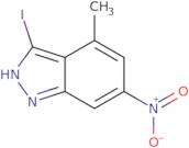 3-Iodo-6-nitro-4-methyl (1H)indazole