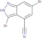 3,6-Dibromo-1H-indazole-4-carbonitrile