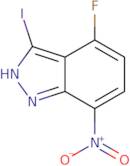 4-Fluoro-3-iodo-7-nitro-indazole