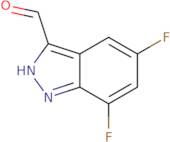 5,7-Difluoro 3-(1H) indazole carboaldehyde