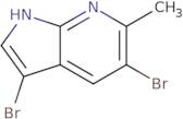 3,5-Dibromo-6-methyl-1H-pyrrolo[2,3-b]pyridine