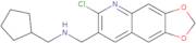 (6-Chloro-[1,3]dioxolo[4,5-G]quinolin-7-ylmethyl)-cyclopentylmethyl-amine
