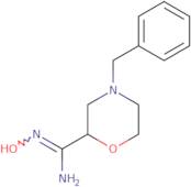 4-Benzyl-N'-hydroxymorpholine-2-carboximidamide
