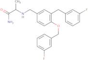 (S)-2-[[3-(3-Fluorobenzyl)-4-[(3-fluorobenzyl)oxy]benzyl]amino]propanamide