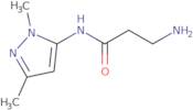 3-Amino-N-(1,3-dimethyl-1H-pyrazol-5-yl)propanamide