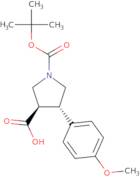 trans-1-Boc-3-carboxy-4-(4-methoxyphenyl)pyrrolidine