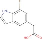 2-(7-Fluoro-1H-indol-5-yl)acetic acid