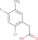2-Chloro-4-fluoro-5-methylphenylacetic acid