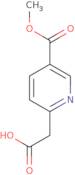 2-(5-(Methoxycarbonyl)pyridin-2-yl)acetic acid