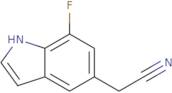 2-(7-Fluoro-1H-indol-5-yl)acetonitrile