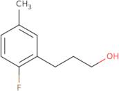 3-(2-Fluoro-5-methylphenyl)propan-1-ol