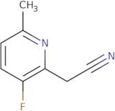 2-(3-Fluoro-6-methylpyridin-2-yl)acetonitrile