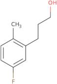 3-(5-Fluoro-2-methylphenyl)propan-1-ol