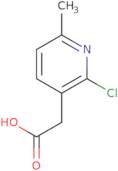 2-(2-Chloro-6-methylpyridin-3-yl)acetic acid