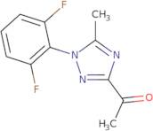 3-Acetyl-1-(2,6-difluorophenyl)-5-methyl-1,2,4-triazole