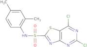 5,7-Dichloro-N-(2,4-dimethylphenyl)thiazolo[4,5-d]pyrimidine-2-sulfonamide