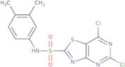 5,7-Dichloro-N-(3,4-dimethylphenyl)thiazolo[4,5-d]pyrimidine-2-sulfonamide