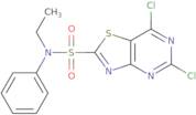 5,7-Dichloro-N-ethyl-N-phenylthiazolo[4,5-d]pyrimidine-2-sulfonamide