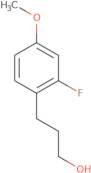 3-(2-Fluoro-4-methoxyphenyl)propan-1-ol