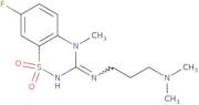 3-((3-(Dimethylamino)propyl)amino)-7-fluoro-4-methyl-4H-benzo[E][1,2,4]thiadiazine 1,1-dioxide