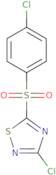 3-Chloro-5-(4-chlorophenylsulfonyl)-1,2,4-thiadiazole