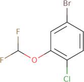 5-Bromo-2-chloro-(difluoromethoxy)benzene