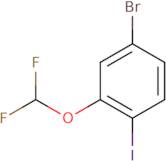 4-Bromo-2-(difluoromethoxy)iodobenzene