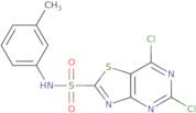 5,7-Dichloro-N-(M-tolyl)thiazolo[4,5-d]pyrimidine-2-sulfonamide