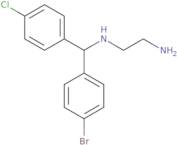 N-[(4-Bromophenyl)(4-chlorophenyl)methyl]ethane-1,2-diamine