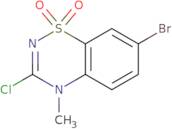 7-Bromo-3-chloro-4-methyl-4H-1λ6,2,4-benzothiadiazine-1,1-dione
