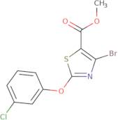 Methyl 4-bromo-2-(3-chlorophenoxy)thiazole-5-carboxylate