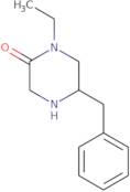 5-Benzyl-1-ethylpiperazin-2-one hydrochloride