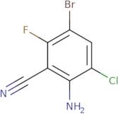 2-Amino-5-bromo-3-chloro-6-fluorobenzonitrile