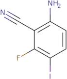 6-Amino-2-fluoro-3-iodobenzonitrile