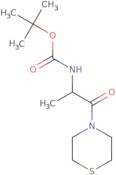 tert-Butyl N-[(2R)-1-oxo-1-(thiomorpholin-4-yl)propan-2-yl]carbamate