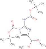 tert-Butyl 4-(dimethoxymethyl)-2-[(2-methylpropan-2-yl)oxycarbonylamino]imidazole-1-carboxylate