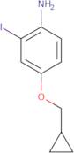 4-(Cyclopropylmethoxy)-2-iodoaniline