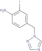 4-((1H-1,2,4-Triazol-1-yl)methyl)-2-iodoaniline
