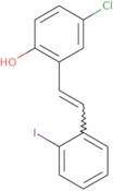 4-Chloro-2-[(E)-2-(2-iodophenyl)ethenyl]phenol