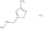 Methyl[(3-methyl-1,2-oxazol-5-yl)methyl]amine hydrochloride