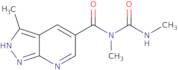 1,3-Dimethyl-1-{3-methyl-1H-pyrazolo[3,4-b]pyridine-5-carbonyl}urea
