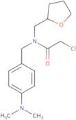 2-Chloro-N-{[4-(dimethylamino)phenyl]methyl}-N-(oxolan-2-ylmethyl)acetamide