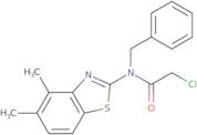 N-Benzyl-2-chloro-N-(4,5-dimethyl-1,3-benzothiazol-2-yl)acetamide
