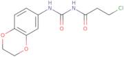 3-(3-Chloropropanoyl)-1-(2,3-dihydro-1,4-benzodioxin-6-yl)urea