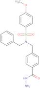 N-Benzyl-N-{[4-(hydrazinecarbonyl)phenyl]methyl}-4-methoxybenzene-1-sulfonamide
