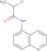 2-Chloro-N-(quinolin-5-yl)propanamide