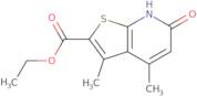 Ethyl 3,4-dimethyl-6-oxo-6H,7H-thieno[2,3-b]pyridine-2-carboxylate