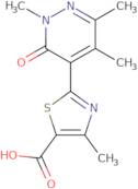 4-Methyl-2-(2,5,6-trimethyl-3-oxo-2,3-dihydropyridazin-4-yl)-1,3-thiazole-5-carboxylic acid
