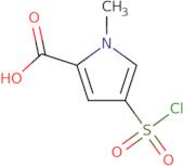 4-(Chlorosulfonyl)-1-methyl-1H-pyrrole-2-carboxylic acid